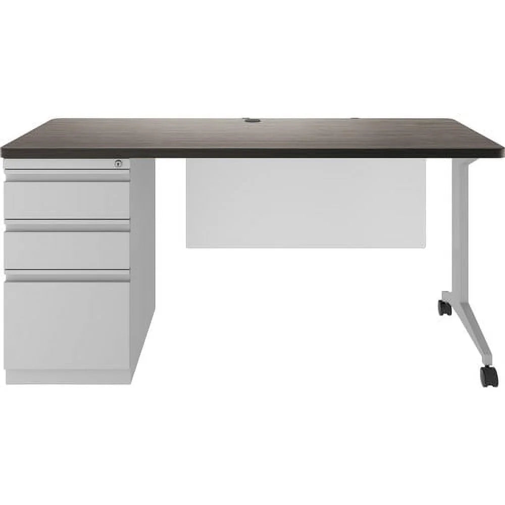 Laminate Desk 60" x 24" Charcoal Gray O57134