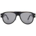 Smoke Flash Pilot Sunglasses M133