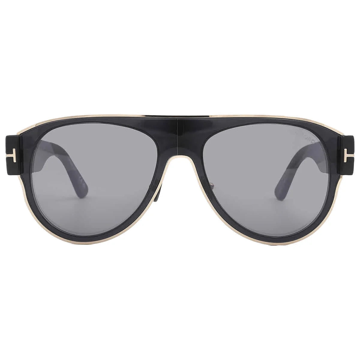 Smoke Flash Pilot Sunglasses M133