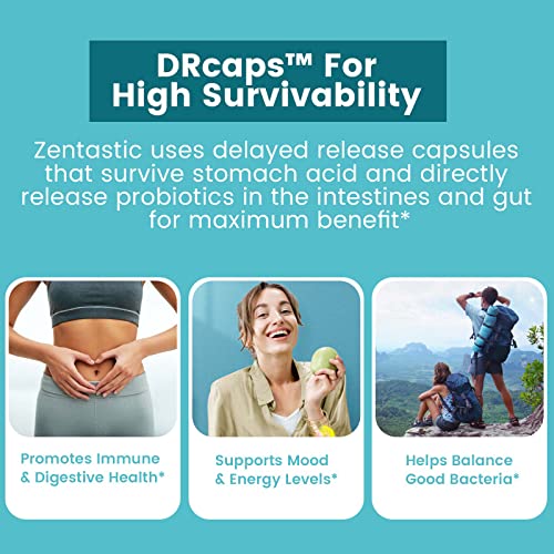 60 Delayed Release Veggie Capsules Probiotics & Prebiotics Supplement E7482
