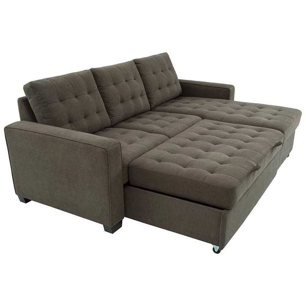 Espresso Sleeper Sectional C911