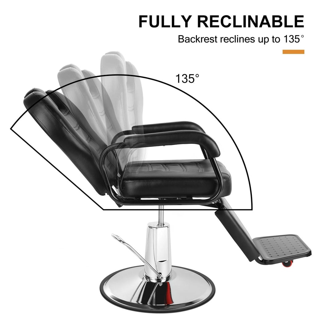 Hydraulic Heavy Duty Recliner Barber Chair M789232