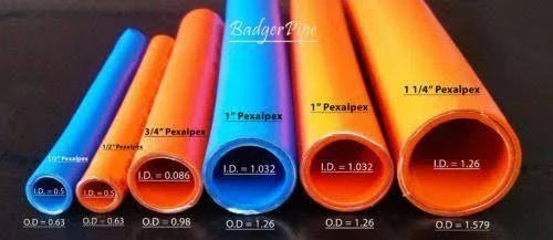 60 ft Insulated PEX Al PEX Tubing D69612