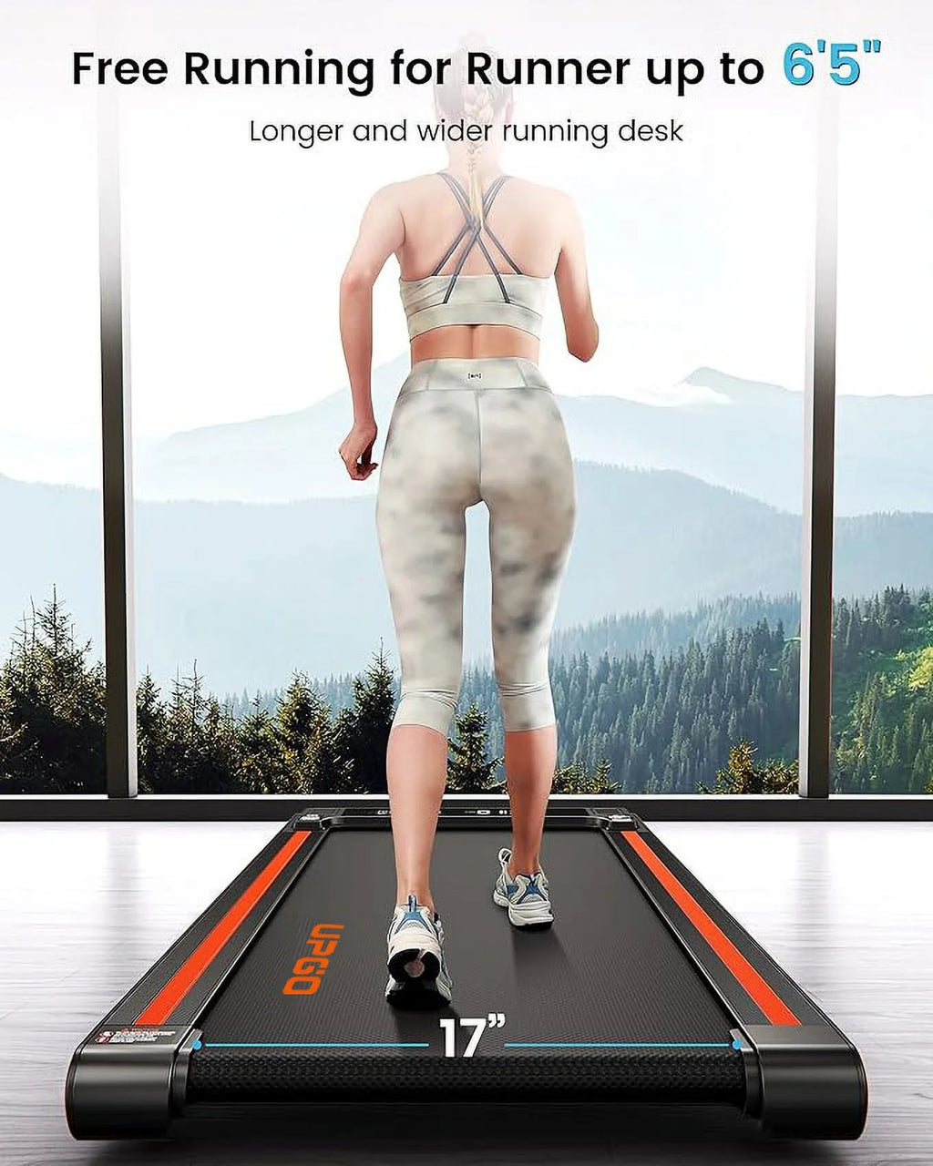 2.5HP Walking Pad Treadmill with Remote Control T32171