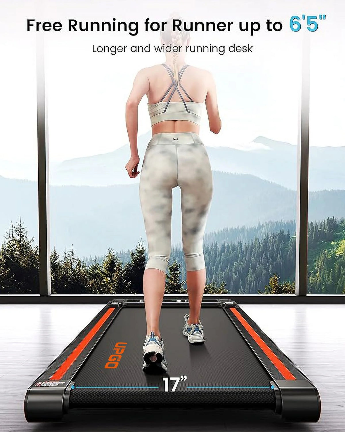 2.5HP Walking Pad Treadmill with Remote Control T32171