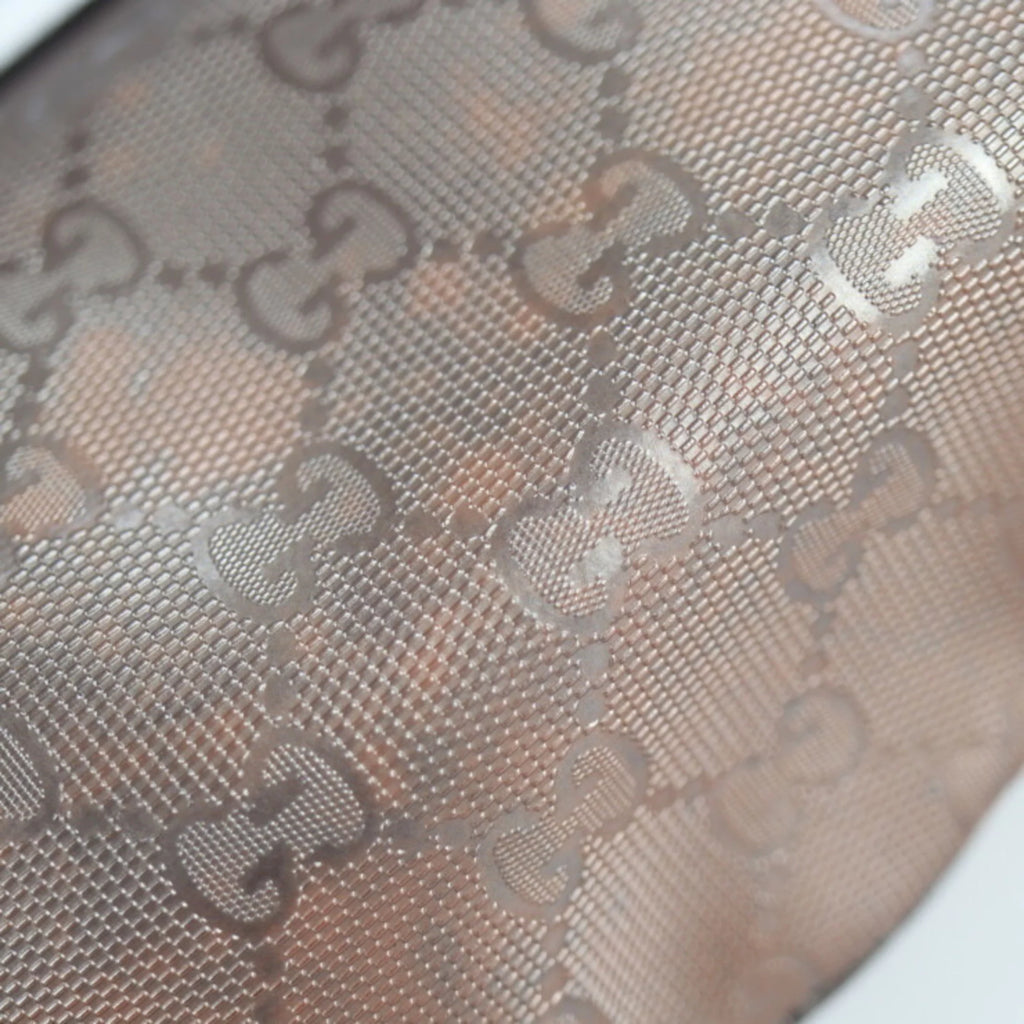 Pink Beige PVC Leather Waist Bag O826