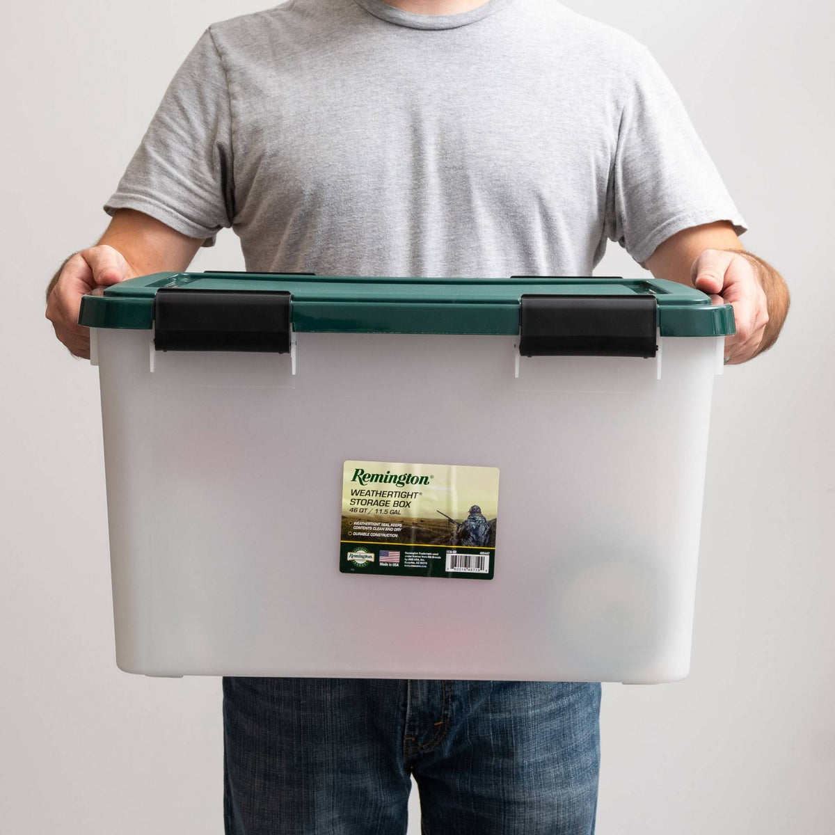 46 Quart Weathertight Storage Box 4-Pack D690896