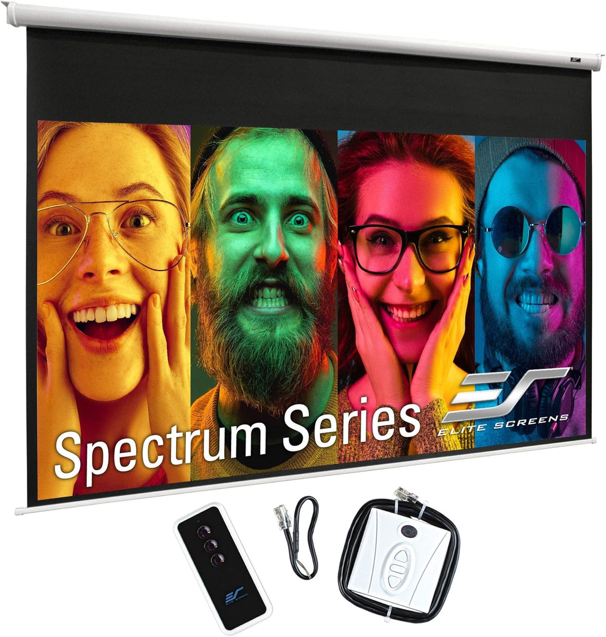 150" Electric Motorized Projector Screen 16:9 J27046