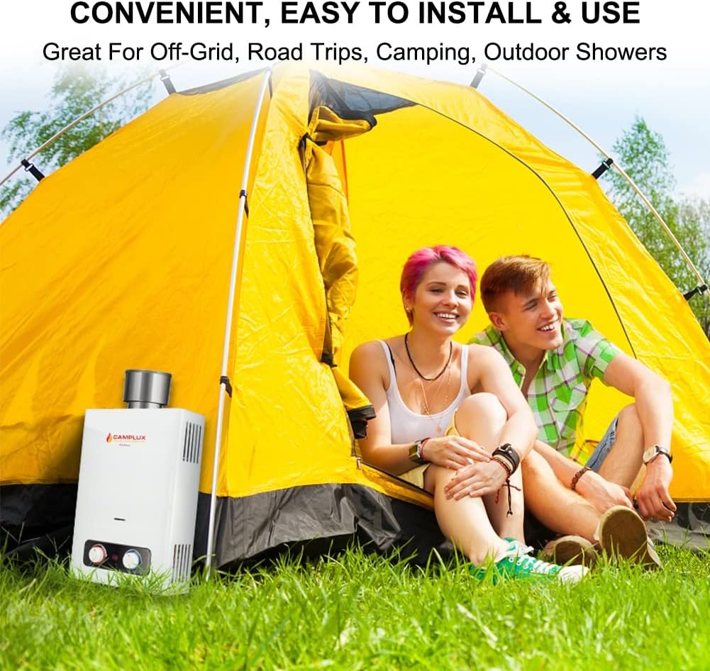 1.58 GPM Outdoor Propane Water Heater with S/S Rain Cap J379264