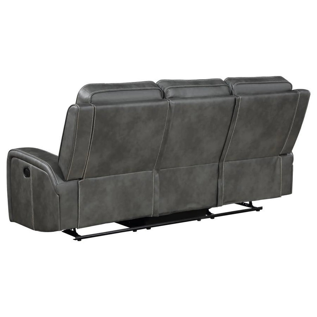 Grey Reclining Sofa Y9382
