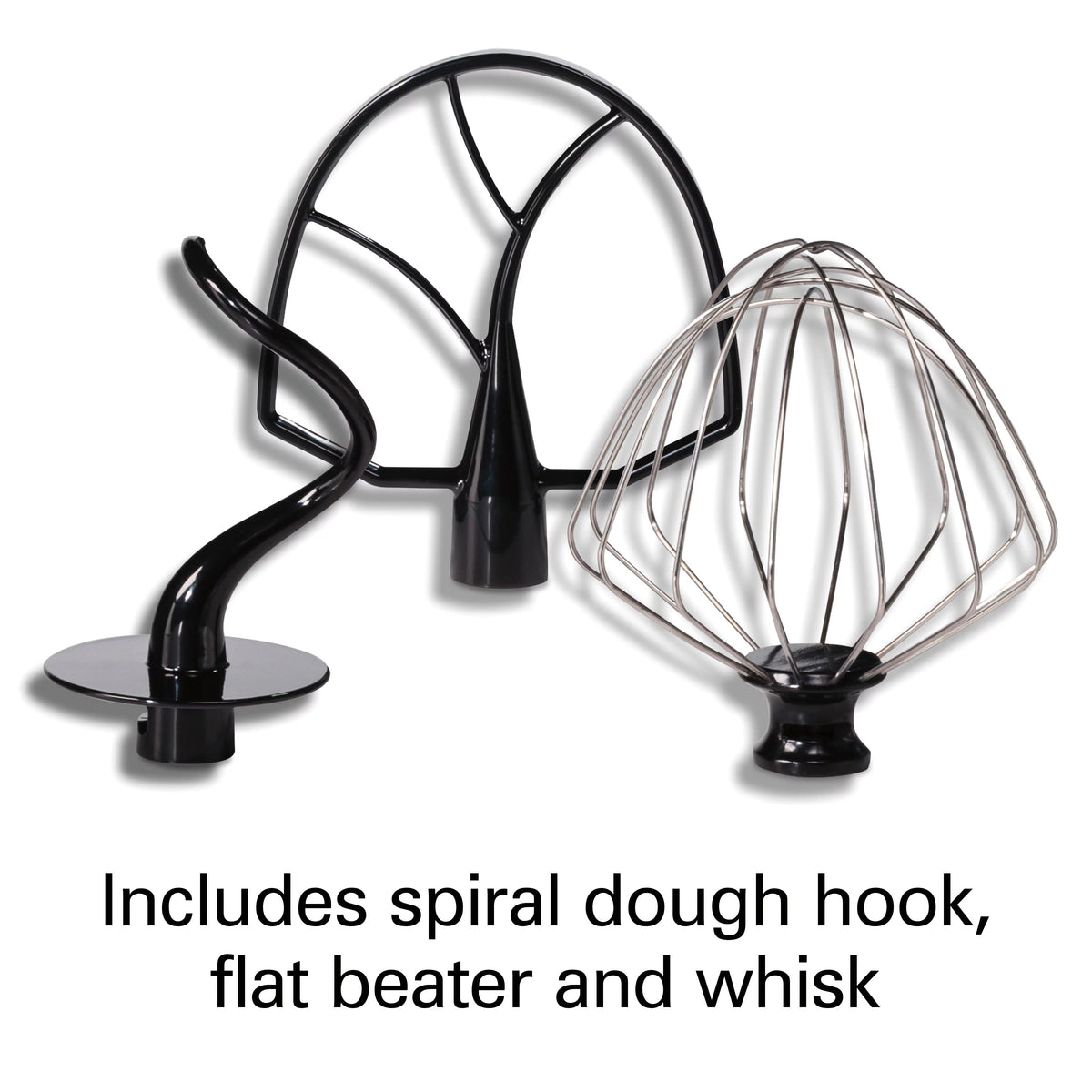 All-Metal Stand Mixer, 5 Quart Bowl, 12 Speeds, Silver F5806