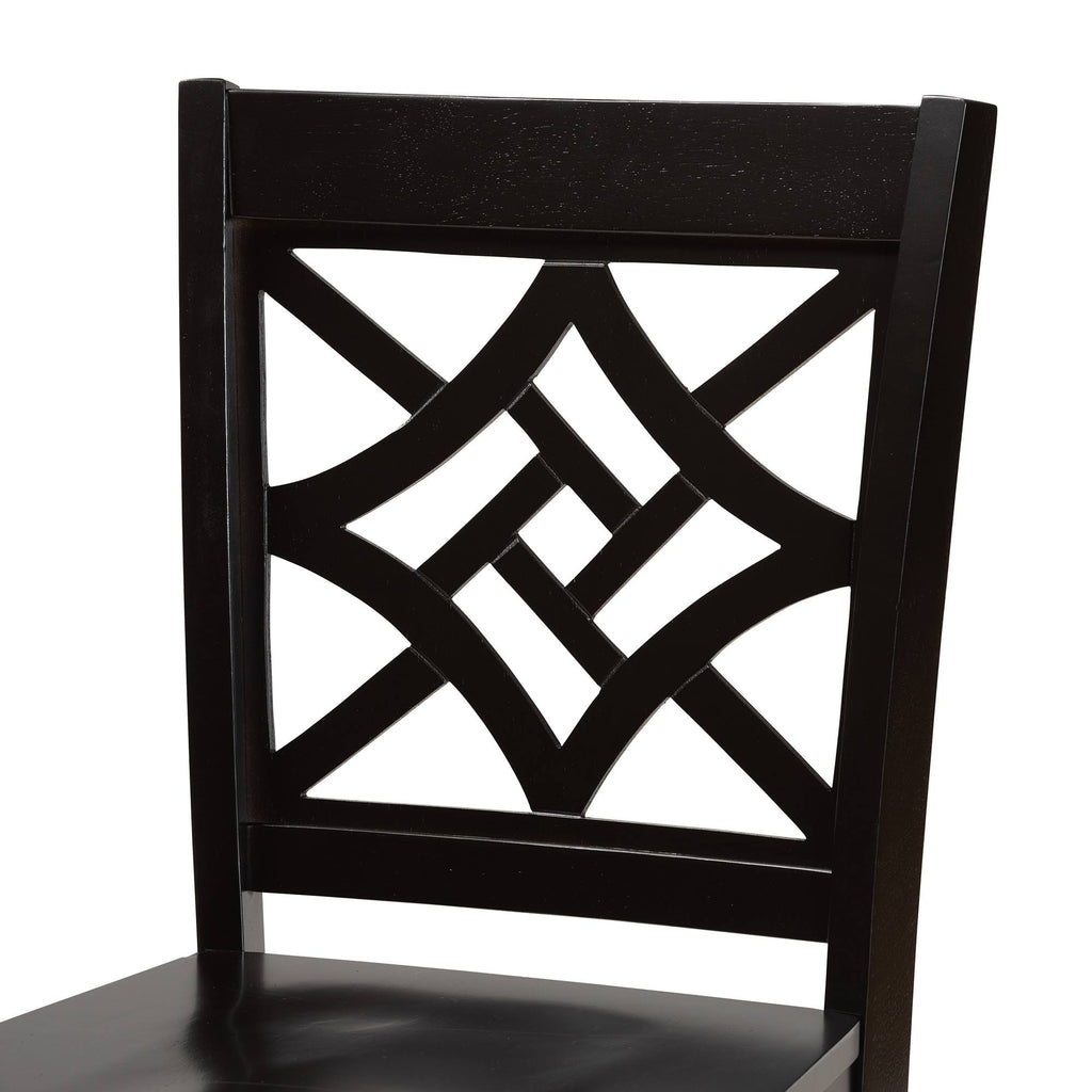 2-Piece Counter Stool Set - Walnut Y1244