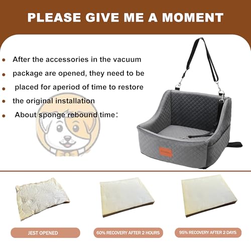 Black Dog Booster Seat for Medium Dogs Under 30 Lbs O392272