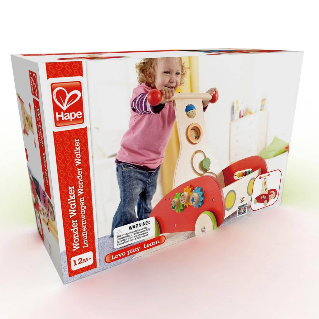 Toddler Push & Pull Toy Walker Cart with Blocks (2 Pack) M98049