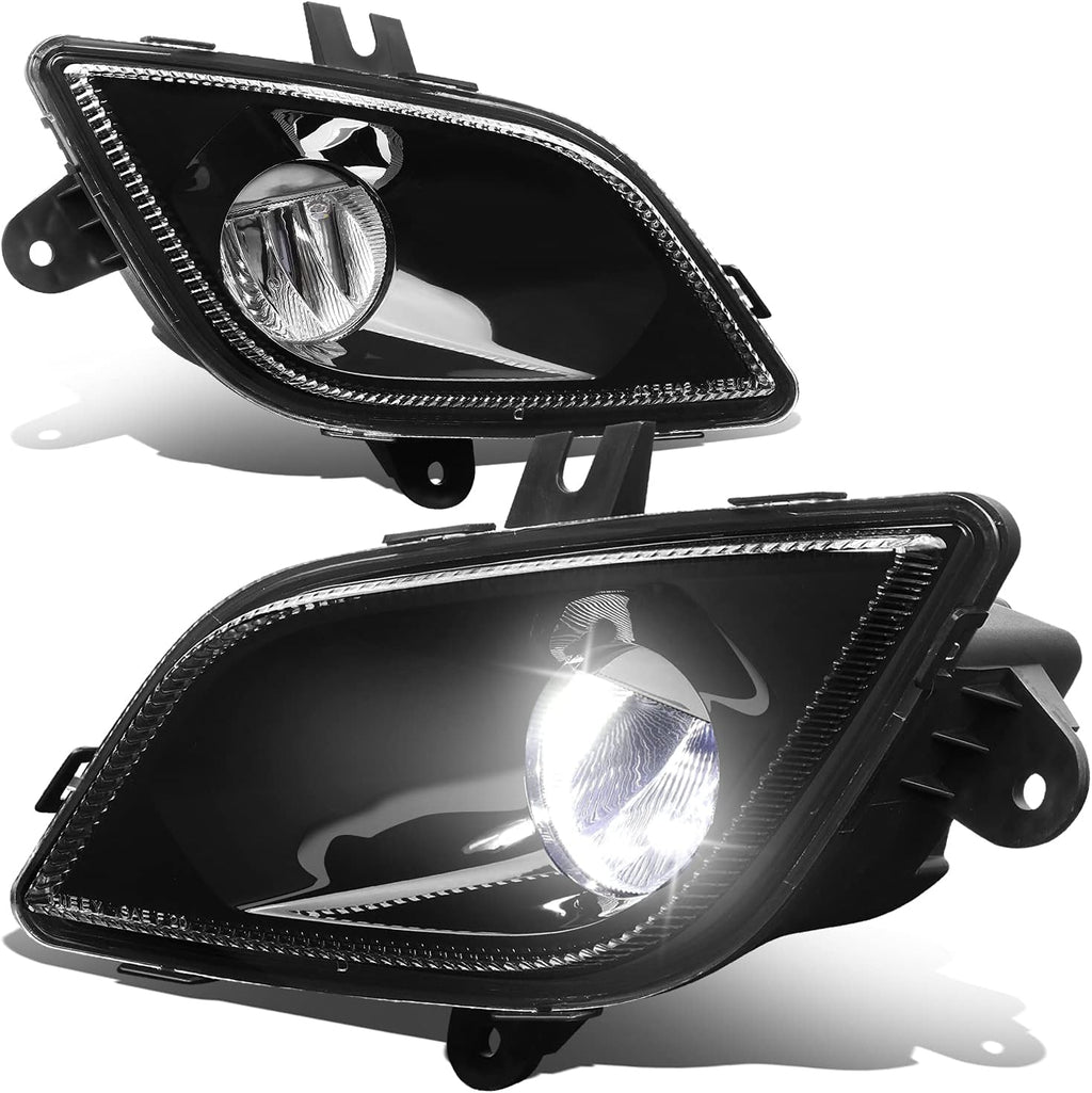 High Power LED Fog Light Lamps Black Housing D6625