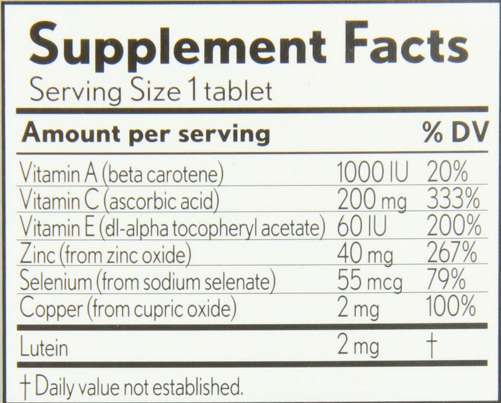 240-Count Vitamin and Mineral Supplement with Lutein Tablets B5106