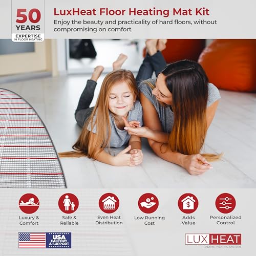 120v Electric Radiant Floor Heating System Mat Kit S835750