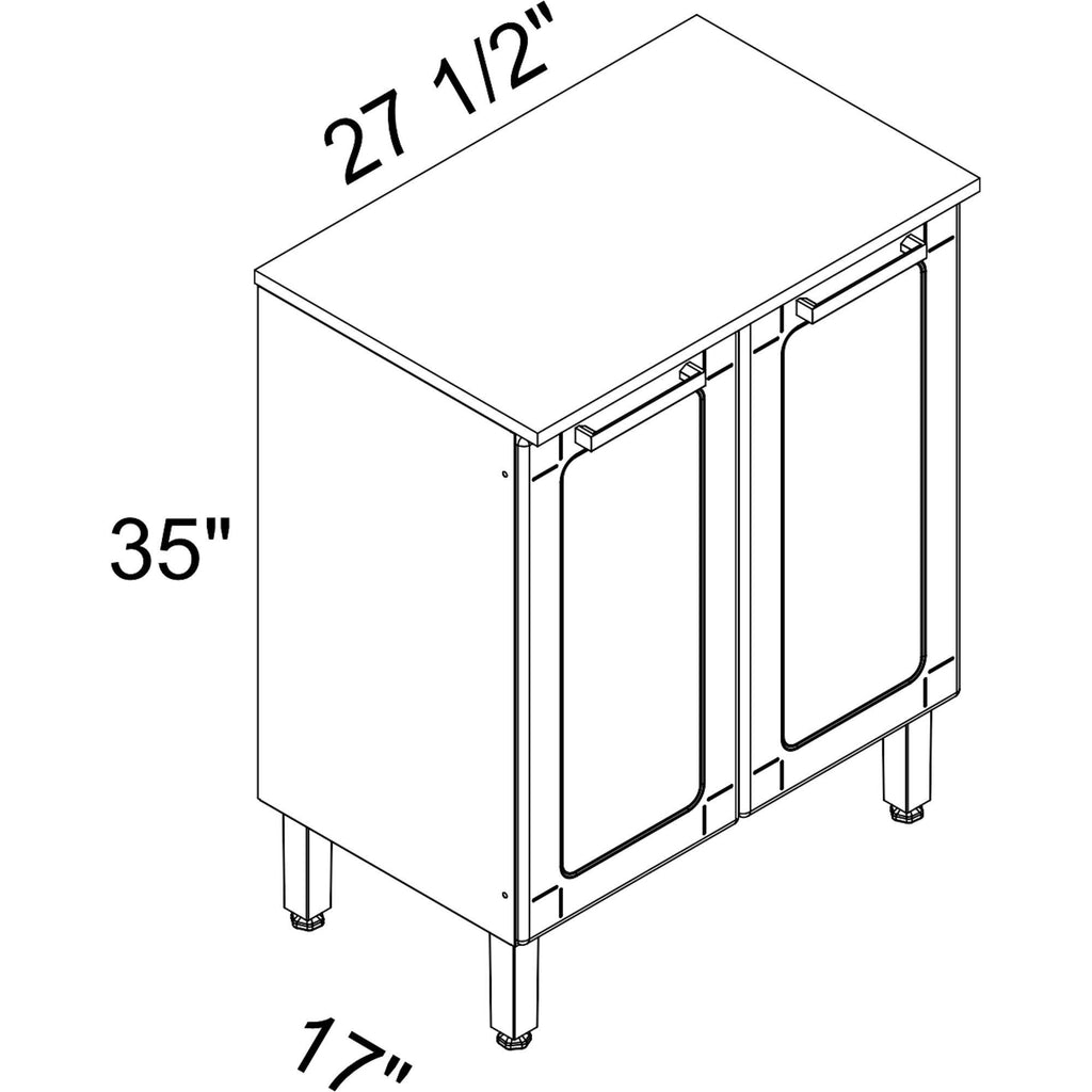 Grey Base Cabinet Q499