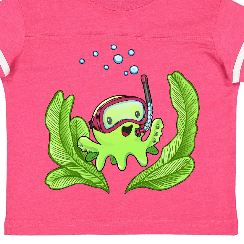 Octopus Snorkeling Mask Toddler T-Shirt F20360