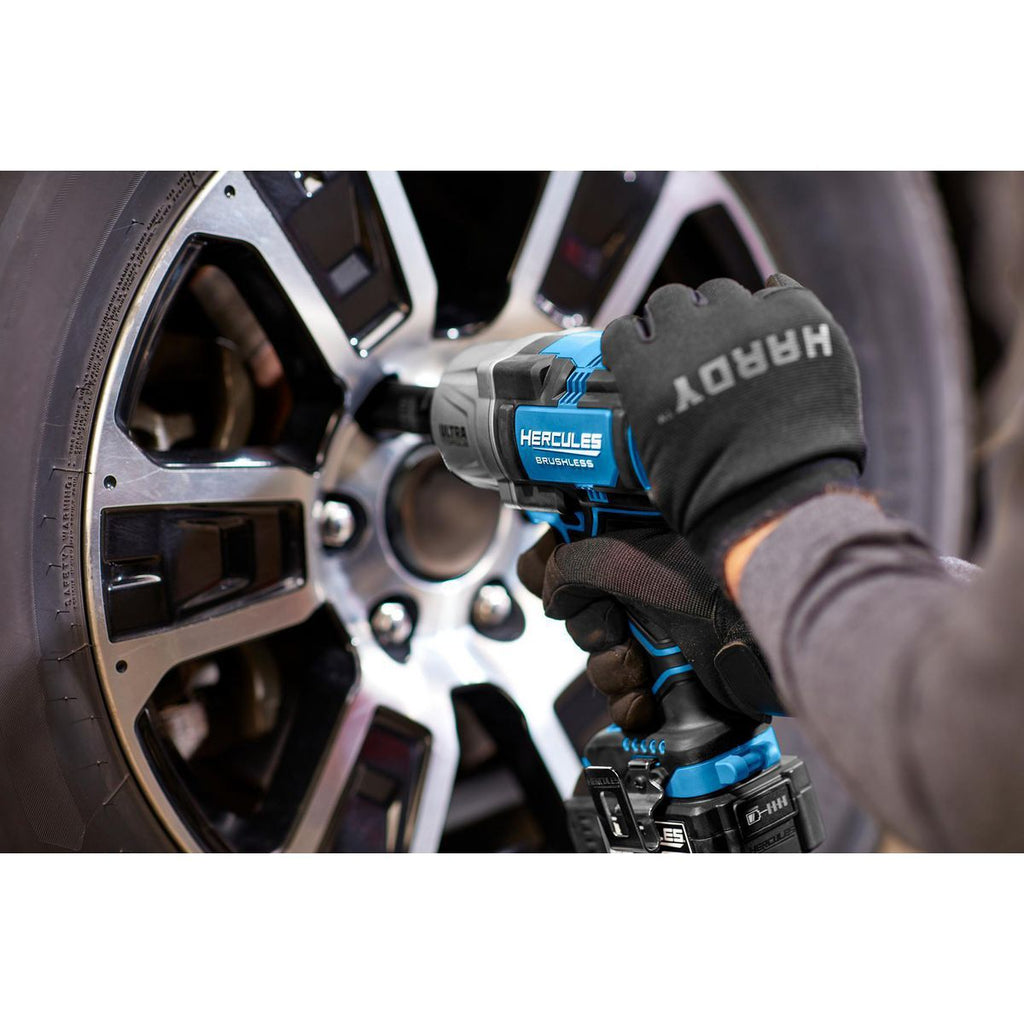 20V Brushless Cordless 1/2 in. Impact Wrench Kit with 5 Ah Battery and Charger Q702553