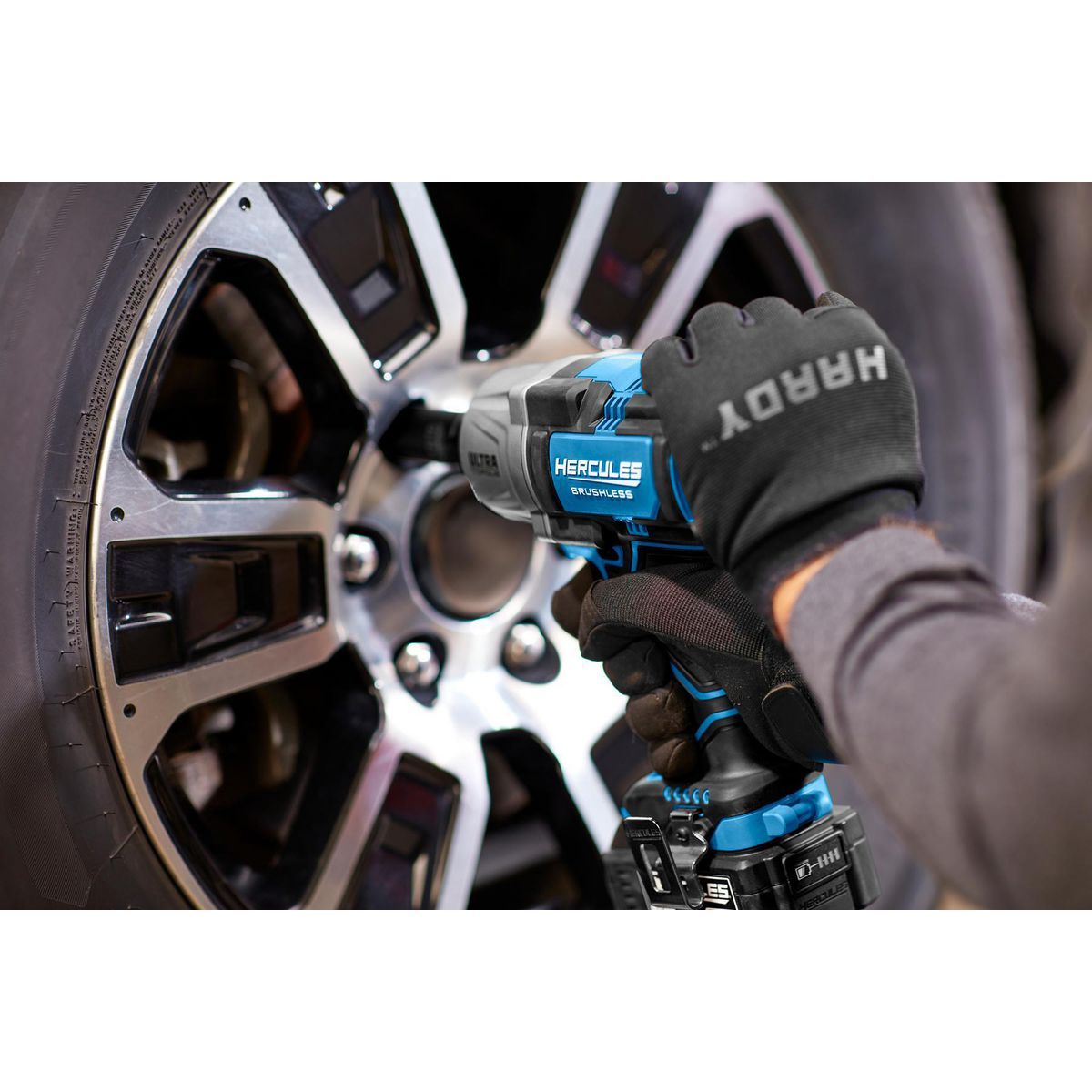 20V Brushless Cordless 1/2 in. Impact Wrench Kit with 5 Ah Battery and Charger Q702553