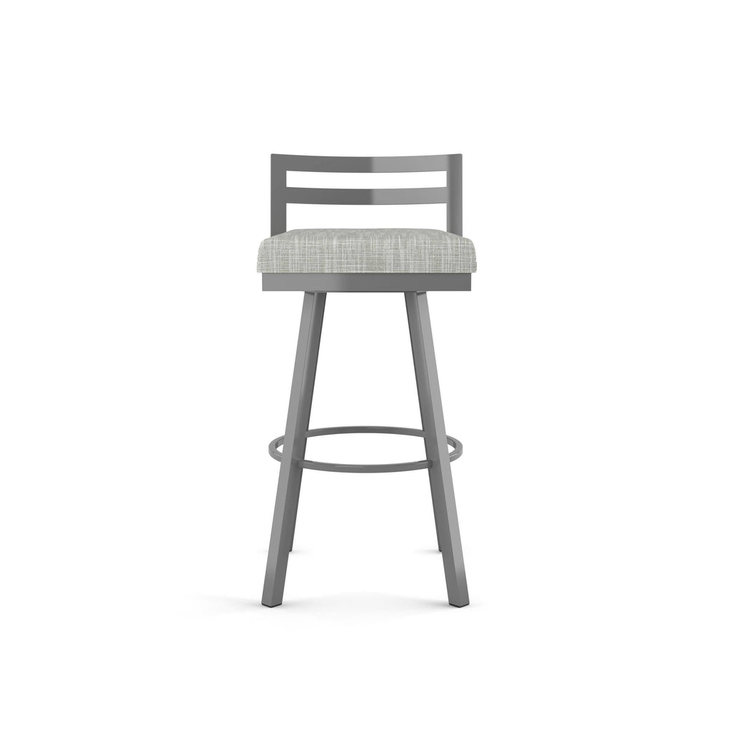Black Faux Leather Swivel Counter Stool S4854