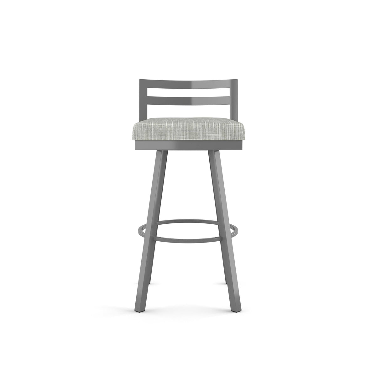 Black Faux Leather Swivel Counter Stool S4854