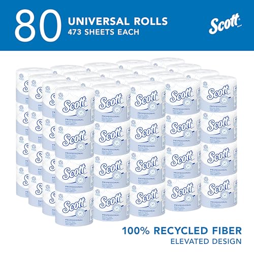 100% Recycled Fiber 2-Ply White Toilet Paper W5630