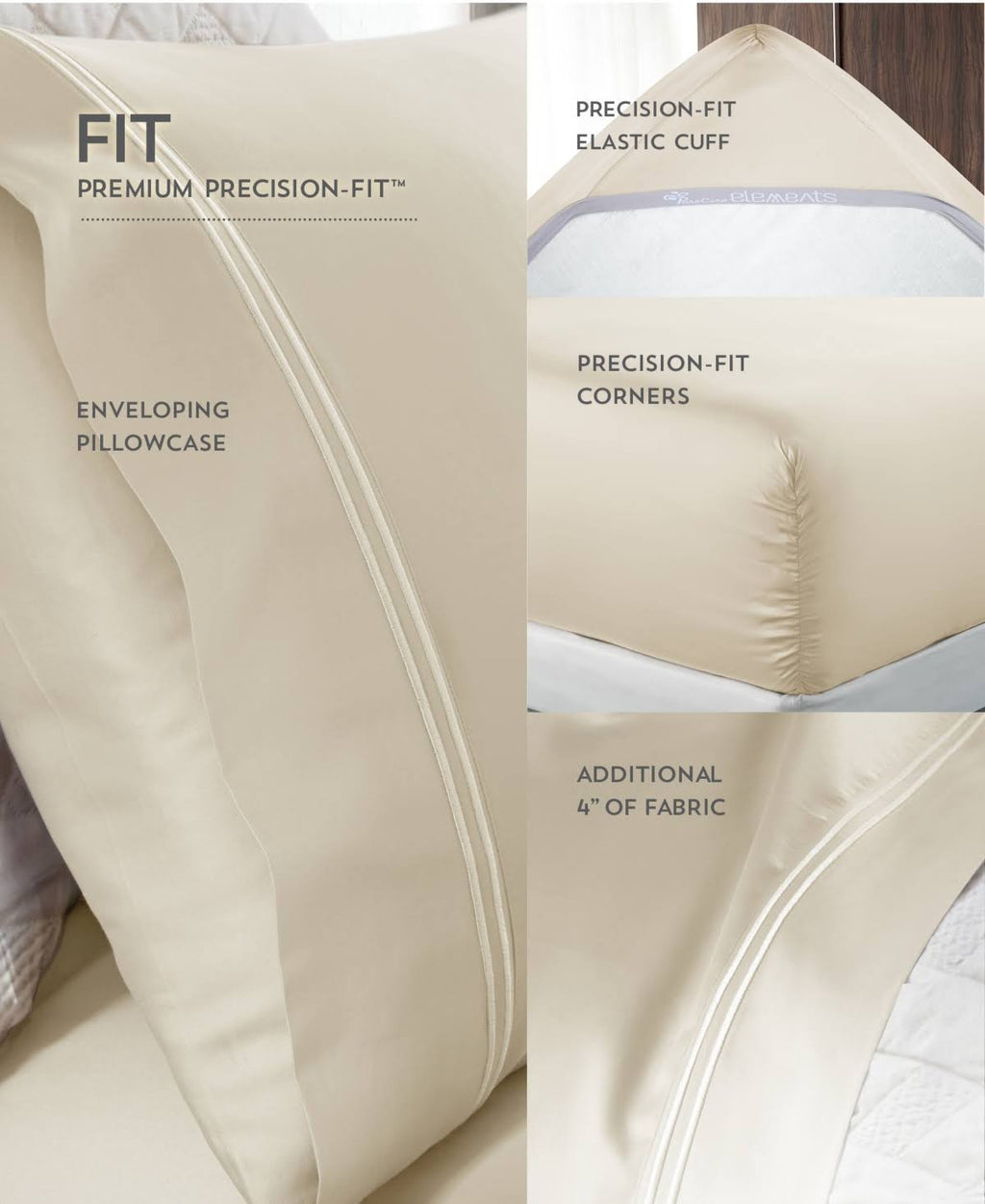 Ivory California King Modal Sheet Set Z7175