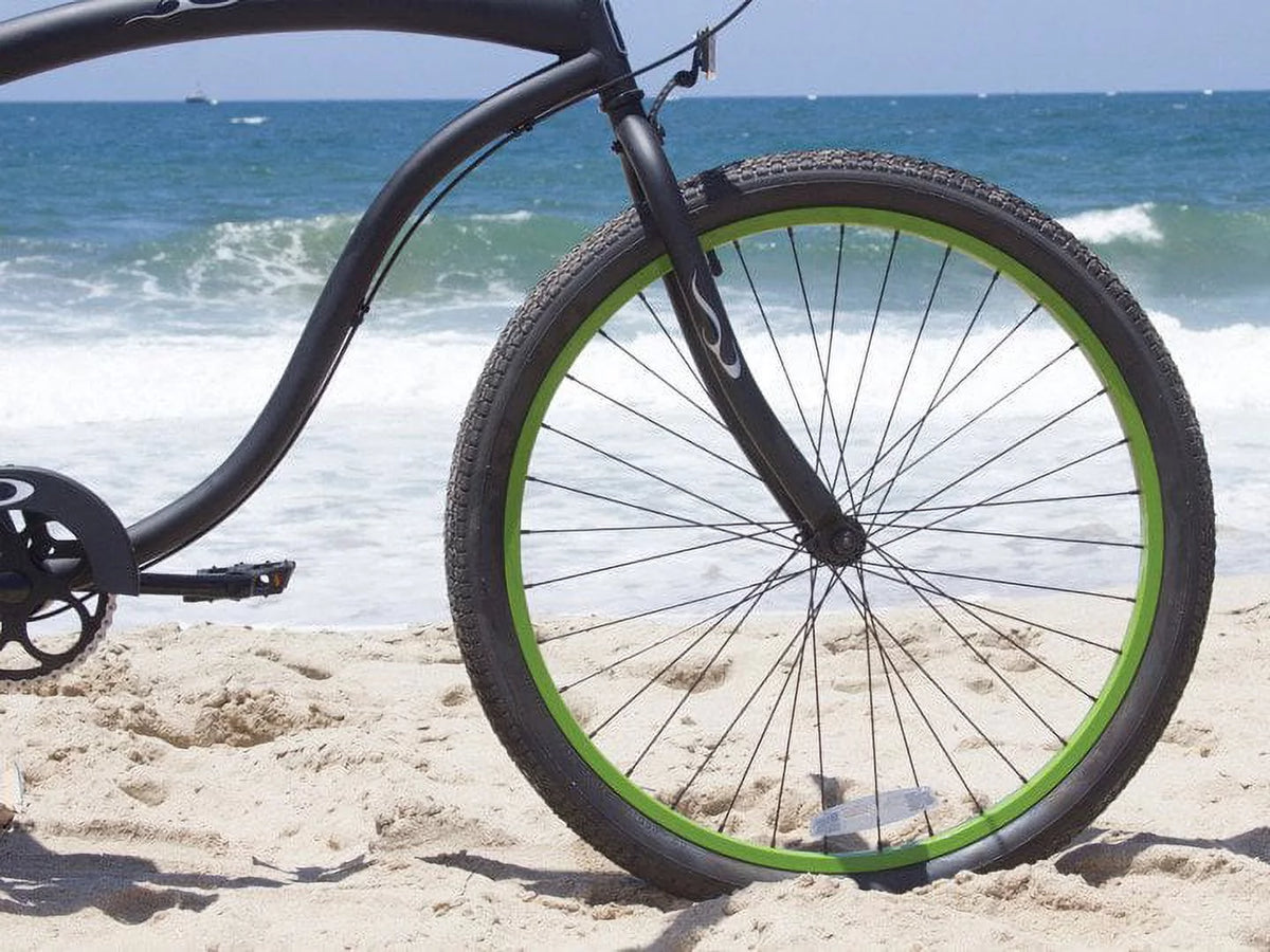 26" Three Speed Matte Black/Green Men's B877