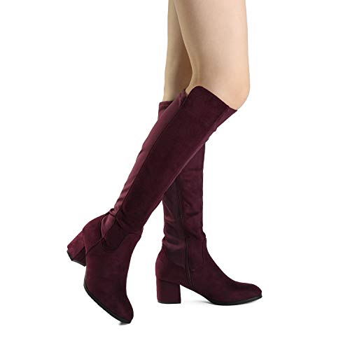 Women's Knee High Stretchy Fashion Boots G68497