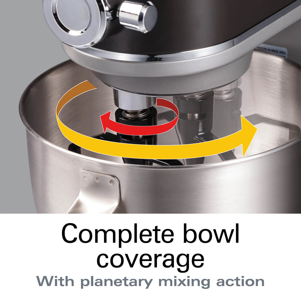 All-Metal Stand Mixer, 5 Quart Bowl, 12 Speeds, Silver F5806