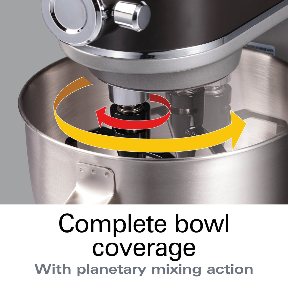 All-Metal Stand Mixer, 5 Quart Bowl, 12 Speeds, Silver F5806