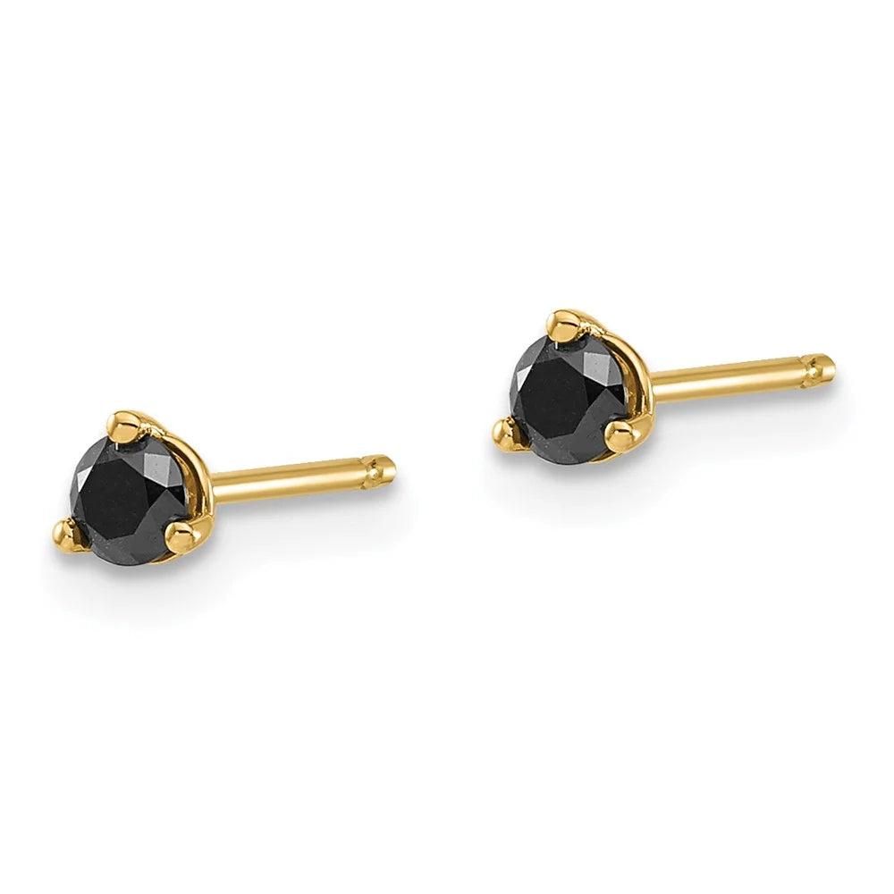 Black Diamond Stud Earrings N591877
