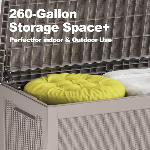 100 Gallon Waterproof Resin Deck Box N548614