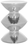 Silver Metal Table Stool L394