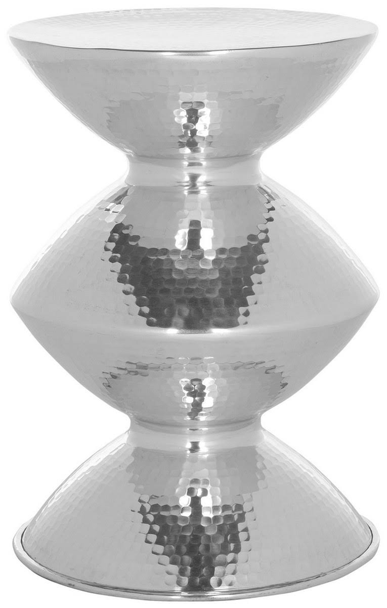 Silver Metal Table Stool L394