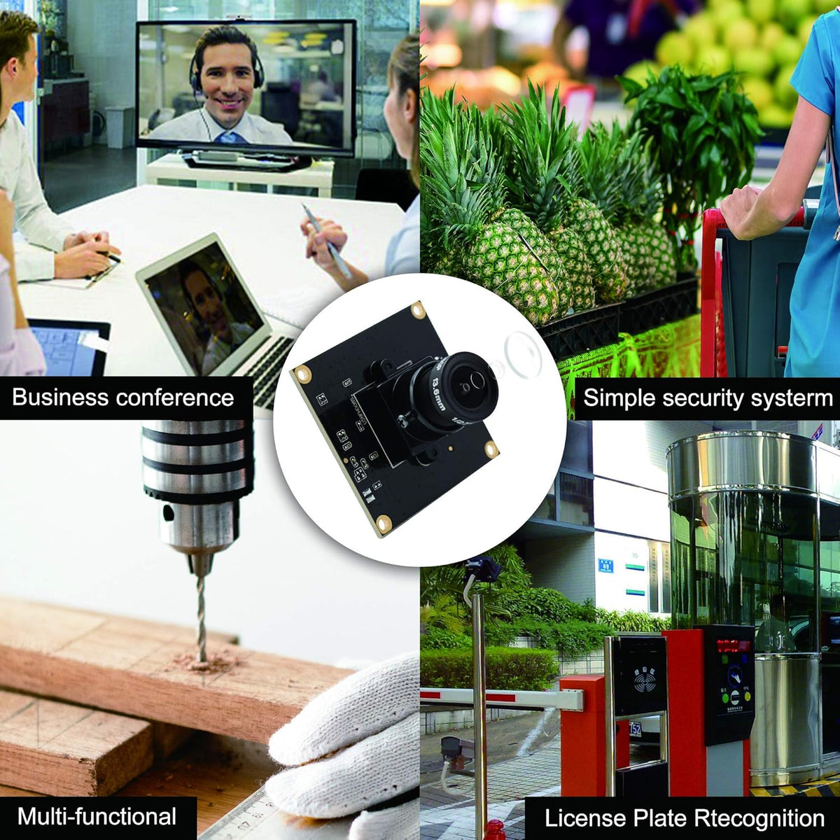 USB 2MP Web Camera Module 640x360 260fps 1080P B126