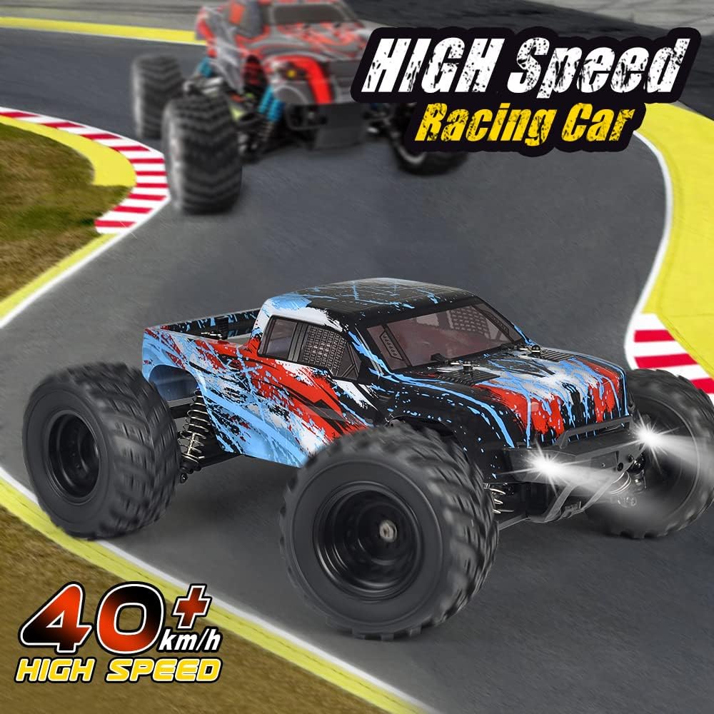 1/12 Scale Remote Control Car 2 Batteries 40+ km/h Off Road 4x4 Monster Truck B3671