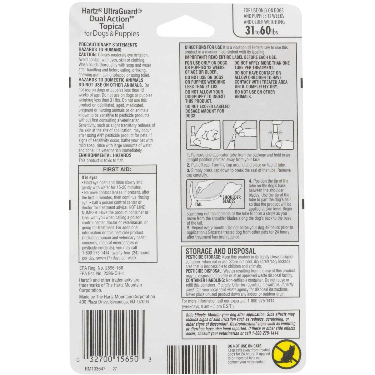 Flea and Tick Prevention for Medium Dogs Q1032
