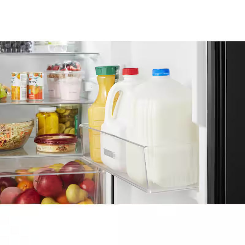 Black Counter Depth Top Freezer Refrigerator O853316
