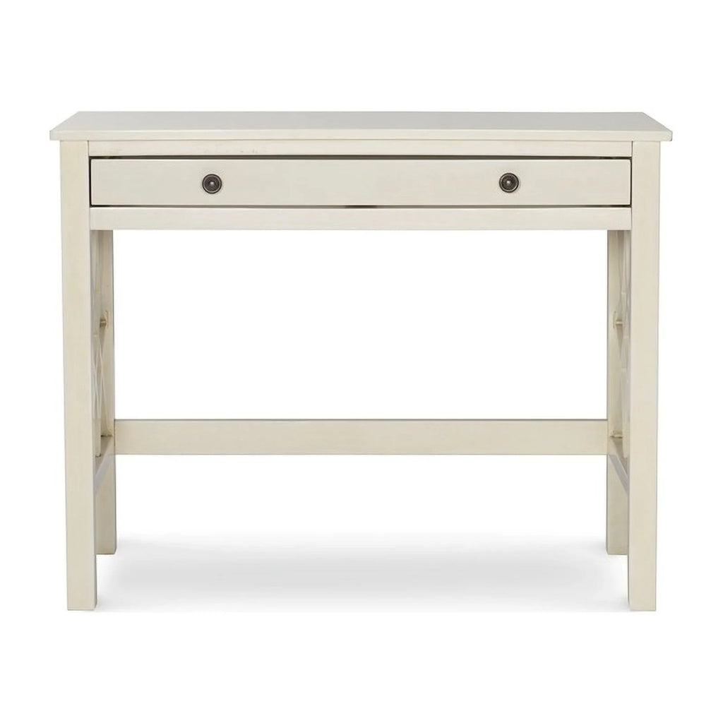 Antique White 1-Drawer Wood Desk H369
