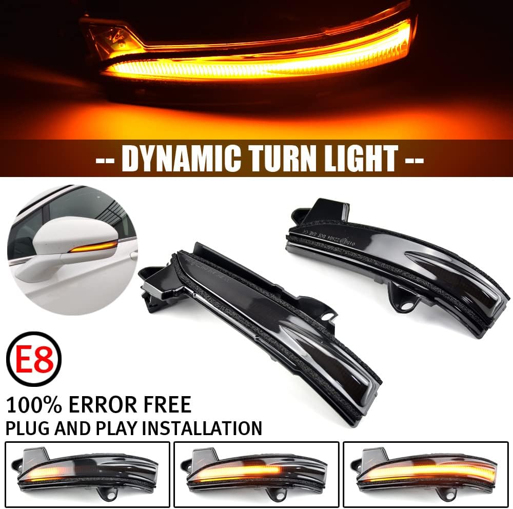 Left Right Led Side Mirrors Turn Signal Lights C289