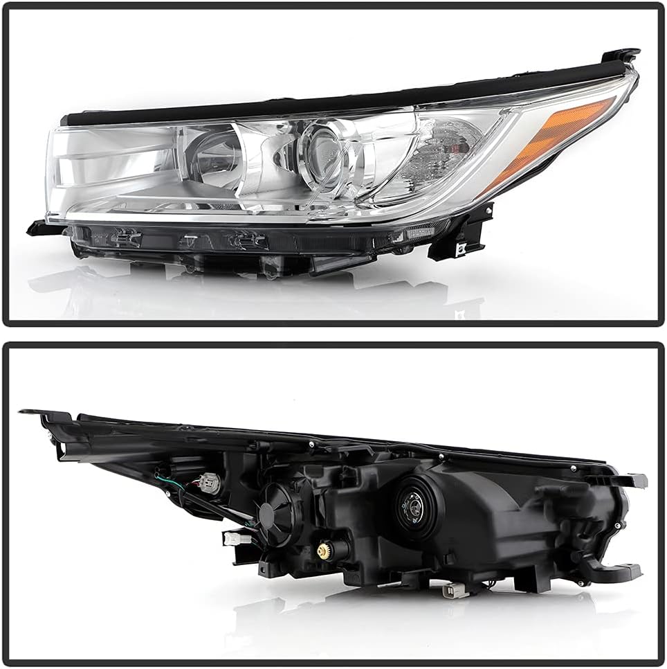2017-2019 Toyota Highlander Projector Headlights Pair Set Left+Right S272548