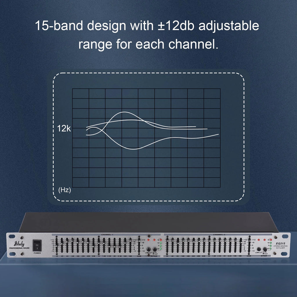 Dual Channel 15-Band Graphic Equalizer P43975