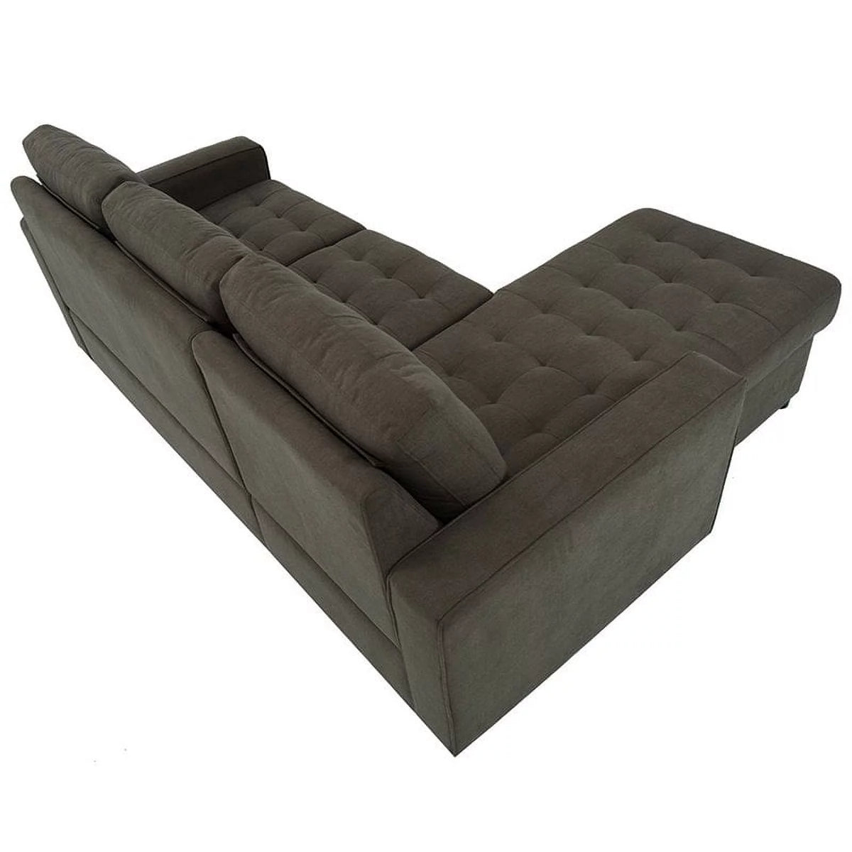 Espresso Sleeper Sectional C911