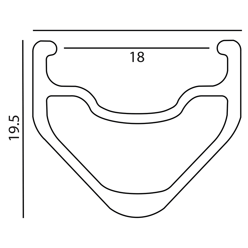 700c Rim 32H Silver E2023
