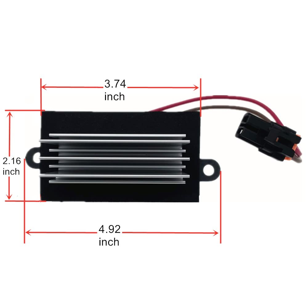 Blower Motor Resistor Heater Fan Control Module Pack of 2 J679