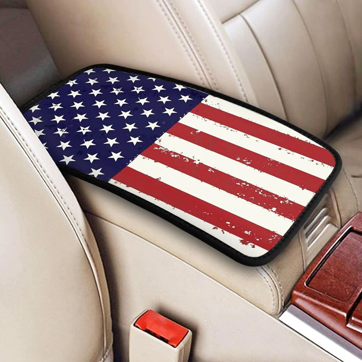 Pink Waterproof Car Armrest Cover G3024