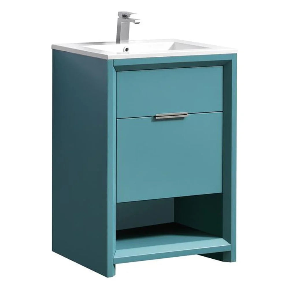 24″ Teal Green Bathroom Vanity B29499